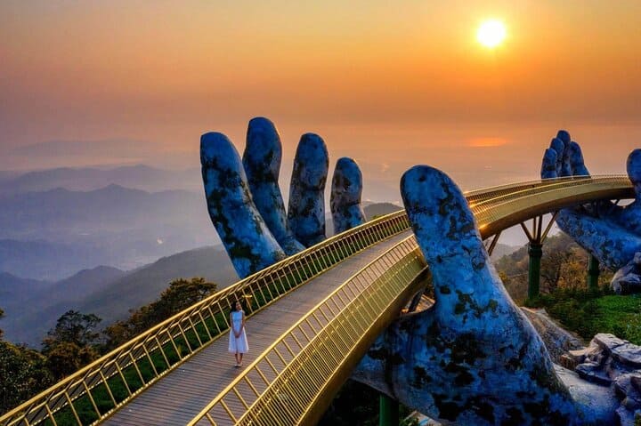 cau vang ba na hills da nang